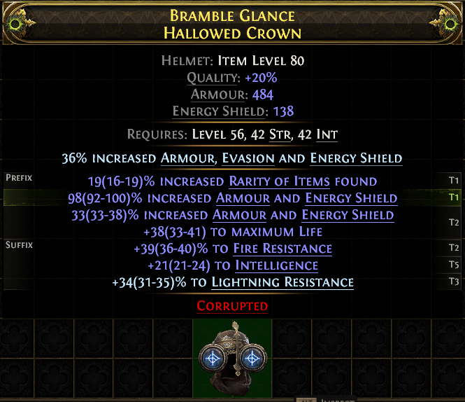 Bramble Glance Hallowed Crown#303878