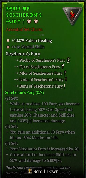 Berú Of Sescheron's Fury#556000