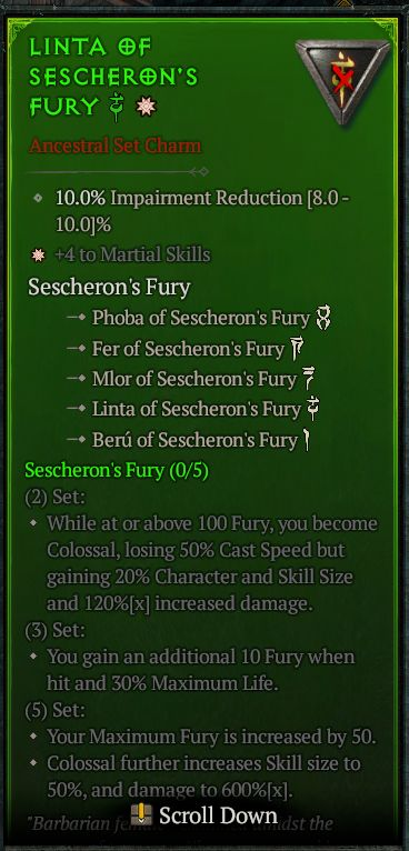 Linta Of Sescheron's Fury#742337