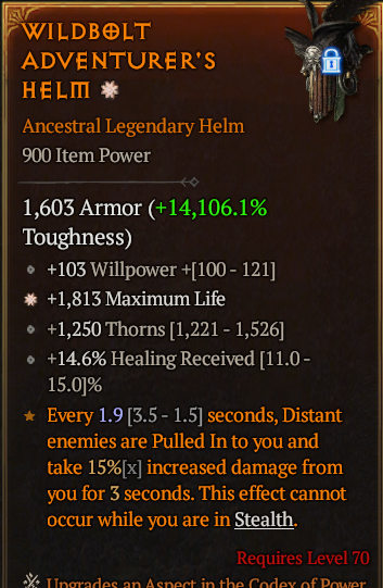 Wildbolt Adventurer's Helm#435820