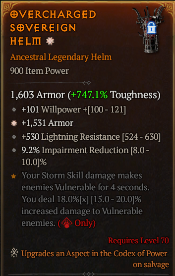 Overcharged Sovereign Helm#204169
