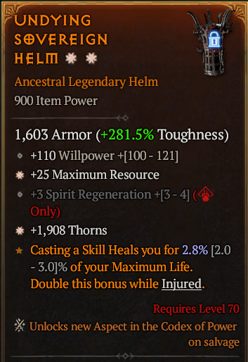 Undying Sovereign Helm#526161