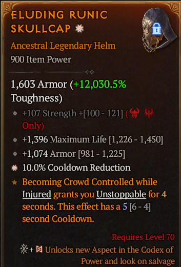 Eluding Runic Skullcap#830788