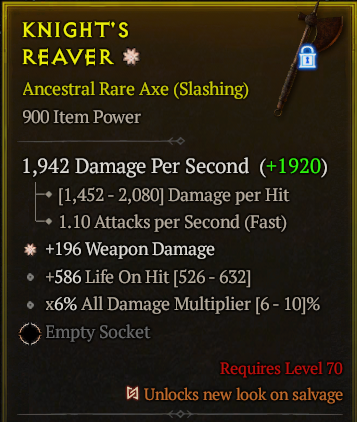 Knight's Reaver#245017