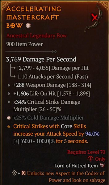 Accelerating Mastercraft Bow#298588