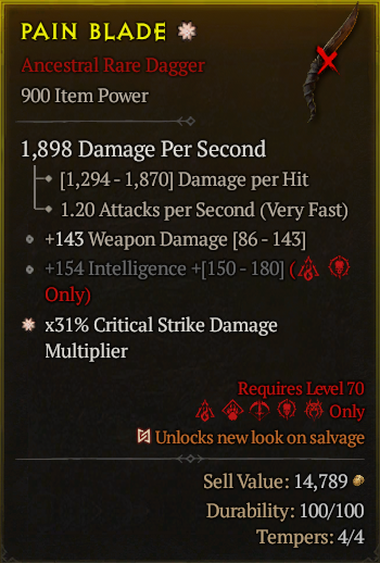 Pain Blade#301183