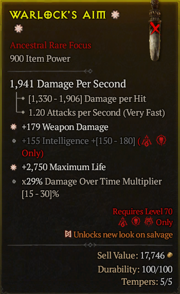 Warlock's Aim#372299