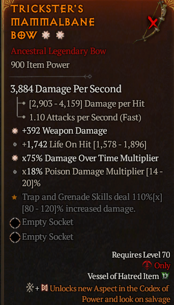 Trickster's Mammalbane Bow#581675