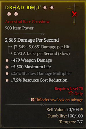 Dread Bolt#47264