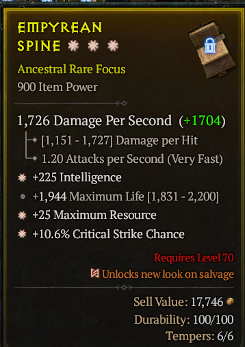 Empyrean Spine#938002