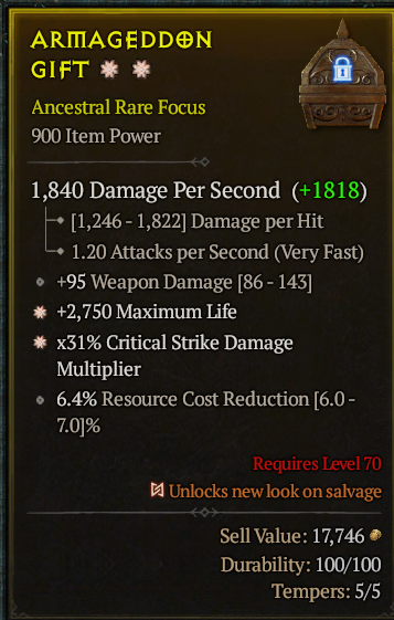 Armageddon Gift#836777