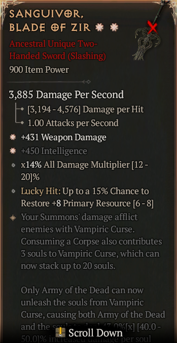 Sanguivor, Blade Of Zir#818838