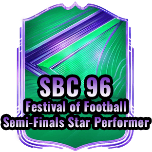 SBC 96 Festival of Football Semi-Finals Star Performer+100K Coins
