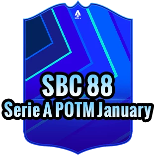 SBC 88 Serie A POTM January
