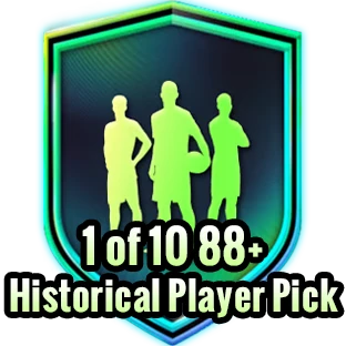 1 of 10 88+ Historical Player Pick（Unlimited）