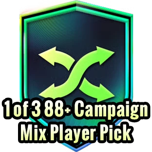 1 of 3 88+ Campaign Mix Player Pick+100K Coins
